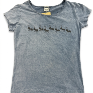 camiseta mujer desfile de hormigas manga corta