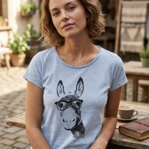 camiseta mujer burro neruda