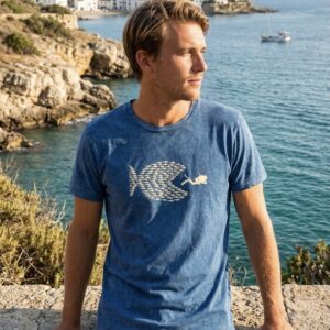 camiseta banco de peces